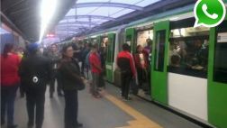 Vía WhatsApp: usuarios varados por avería en Metro de Lima