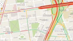 San Isidro: mapa del tráfico por incendio en Rivera Navarrete