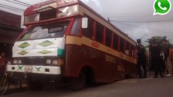 Vía WhatsApp: otro hueco se tragó un bus con escolares
