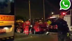 Vía WhatsApp: dramático rescate de accidentados en La Molina