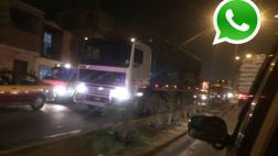Vía WhatsApp: congestión en Carretera Central por procesión