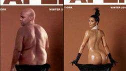 ¿Ex estrella de la NBA posó como Kim Kardashian?