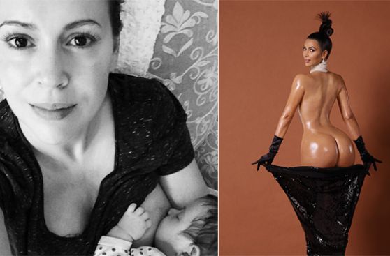 Kim Kardashian: Alyssa Milano cuestiona doble moral en Internet