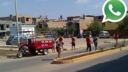 Vía WhatsApp: vecinos de Chiclayo limpian las calles de basura