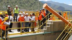 El Gobierno inauguró el proyecto de irrigación Olmos