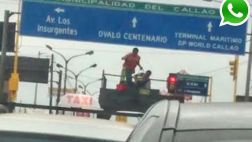 Vía WhatsApp: ladrones roban combustible de camiones en marcha