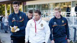 Courtois y de Bruyne enredados en un triangulo amoroso