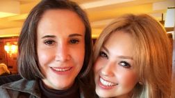 Florinda Meza lució nuevo rostro en encuentro con Thalía