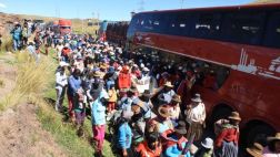 Paro en Puno: manifestantes bloquearon de nuevo vía hacia Cusco