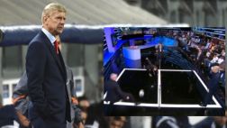 Arsene Wenger y su calidad para el fútbol tenis en un set de TV