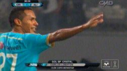 Cristal vs. Alianza: el gol de Carlos Lobatón de penal