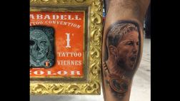 Instagram: Sergio Ramos y el tatuaje que ganó premio en España