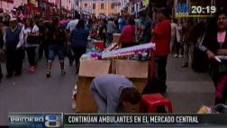 Ambulantes continúan invadiendo inmediaciones de Mesa Redonda