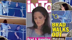 Angelina Jolie y Brad Pitt, ¿pelearon en balcón de un hotel?