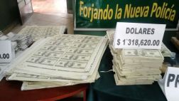 Billetes falsos: policía incautó más de 1,3 millones de dólares