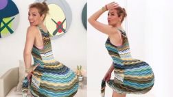 Instagram: Thalía se unió a la moda de los traseros grandes