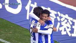 Liga BBVA: Real Sociedad goleó con triplete de Carlos Vela