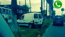 Vía WhatsApp: este chofer no soportó caos vehicular en Barranco