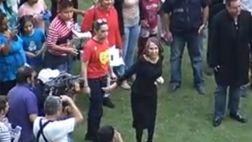 Florinda Meza peleó con periodista en homenaje a 'Chespirito'