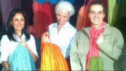 Christine Lagarde visitó hogares del programa Haku Wiñay