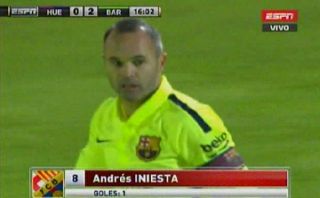 Barcelona vs. Huesca: Andrés Iniesta anotó golazo en su regreso