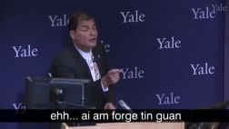 YouTube: el inglés de Rafael Correa causa burlas en Internet