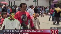 Gamarra: emporio comercial sigue lleno de ambulantes