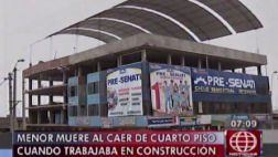 Menor de 14 años murió al caer de construcción donde trabajaba