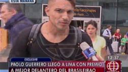 Paolo Guerrero: "Estoy tranquilo en Corinthians"