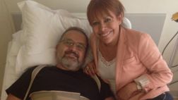 Beto Ortiz recibió visita de Magaly Medina en la clínica