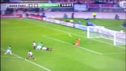 River vs. Nacional: la gran atajada de Barovero para locales