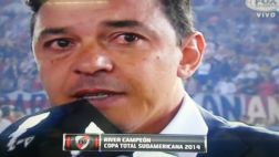 River campeón: el llanto de Gallardo al recordar a su madre