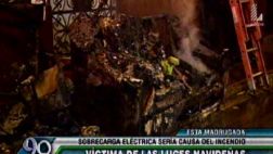 Cercado de Lima: niña de 2 años falleció en incendio
