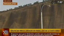 Costa Verde: polémica por licitación de enmallado