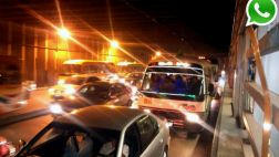 Vía WhatsApp: gran congestión vehicular se vivió en toda Lima