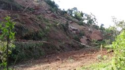 Tarapoto: pase vehicular se restablece lentamente tras derrumbe