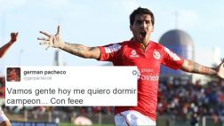 Germán Pacheco del Aurich: "Hoy me quiero dormir campeón"