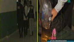 Marcha contra régimen juvenil: detenido tenía bombas molotov