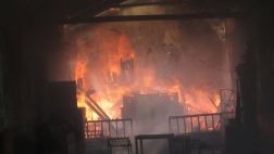 Chincha: cortocircuito causó incendio en iglesia de Huacarpana