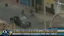 Callao: video registró balacera que dejó grave a niño de 12