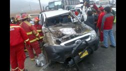 Trujillo: dos policías heridos en accidente de tránsito