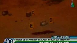 Policía sin chaleco antibalas fue asesinado por un ex recluso