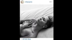 Instagram: Miley Cyrus protesta con sus fotos en topless