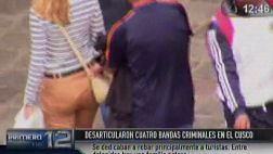 Mira cómo estos delincuentes robaban a turistas en Cusco