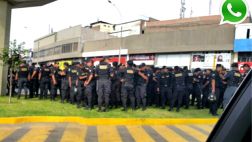 Casa de Humala es custodiada al extremo por marcha de jóvenes