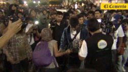Ley juvenil: vándalos atacan a periodistas en Plaza San Martín