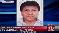 Crimen en San Miguel: hombre fue apuñalado en su vivienda