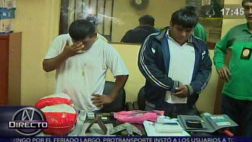 Año Nuevo: banda de 'robapavos' detenidos en el centro de Lima