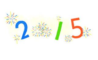 Año Nuevo 2015: el doodle con que Google le da la bienvenida