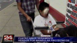 Un menor perdió un ojo al manipular un pirotécnico